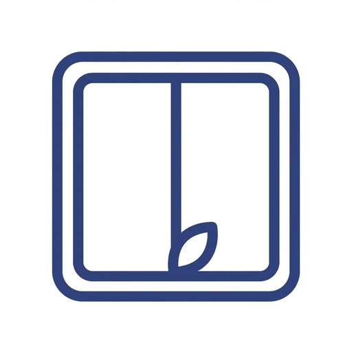Energy efficient window with low-E glass reducing heat transfer in winter